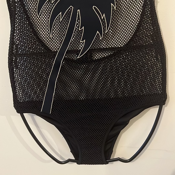 Sexy mesh Victoria’s Secret swimsuit New no tag SP black with gold details - Picture 4 of 13
